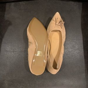 J. Crew tan flats